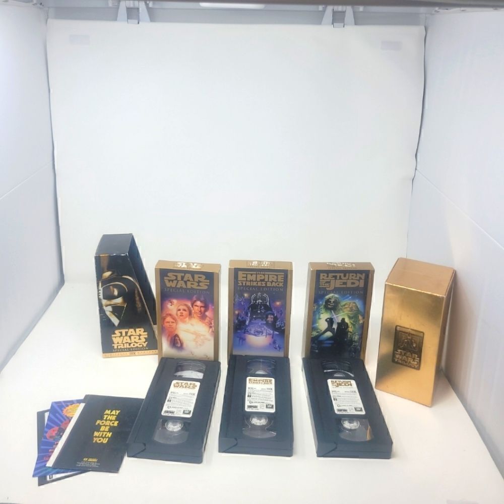 Vintage 1997 Star Wars Special Trilogy VHS Boxed Set